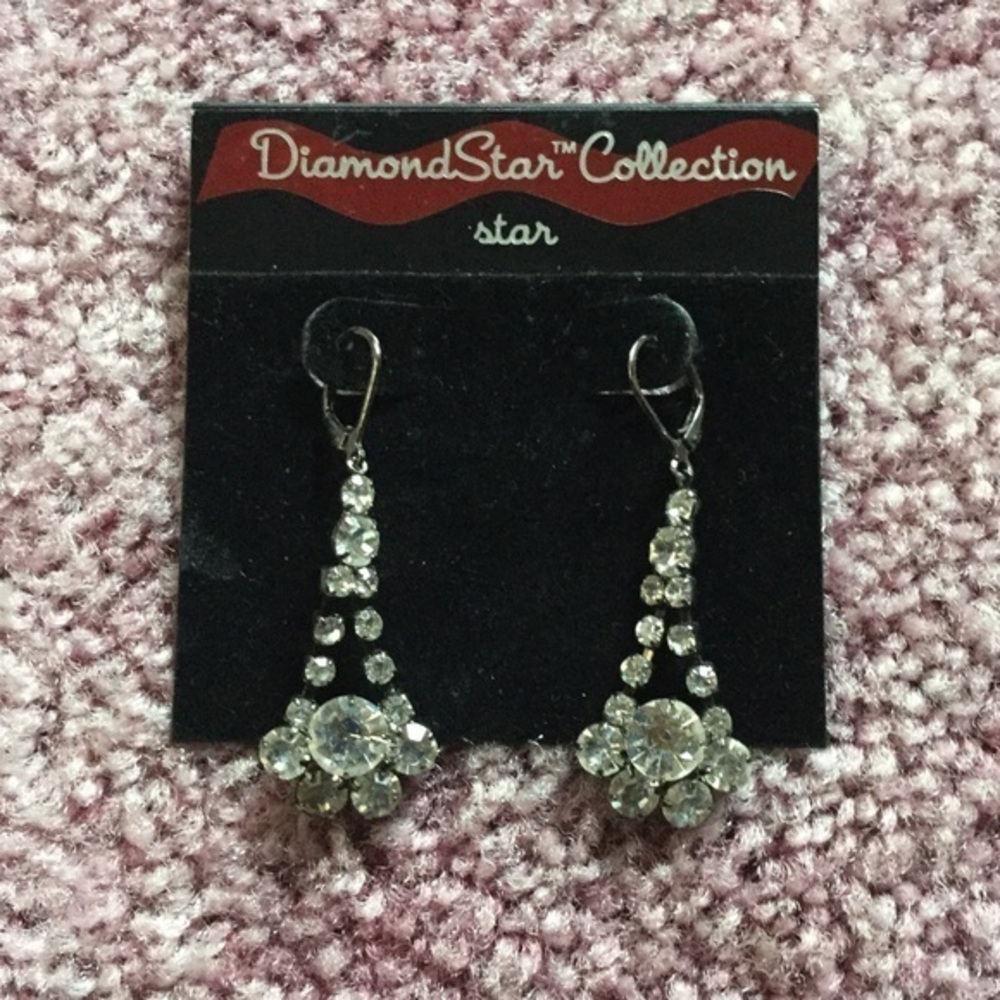 New rhinestone earrings